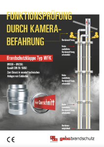 Broschüre WFK Brandschutzklappe